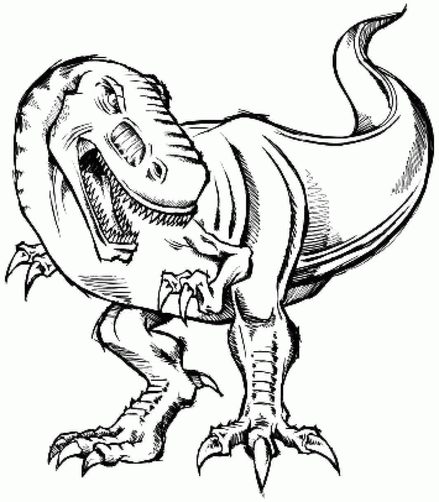 Dinosaur T Rex Coloring Pages Coloring Home