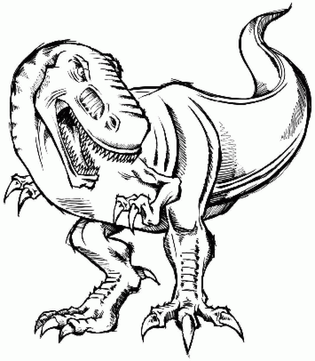 Dinosaur T Rex Coloring Pages Coloring Home