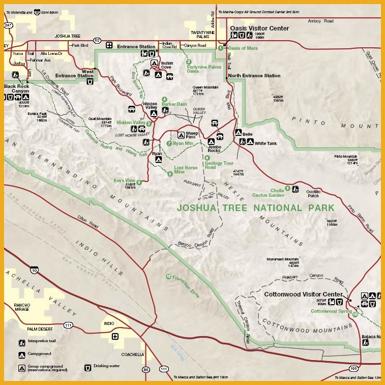 Directions Visit Joshua Tree