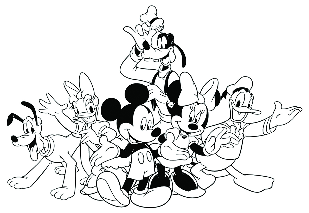 Disney Coloring Pages 100 Images Free Printable