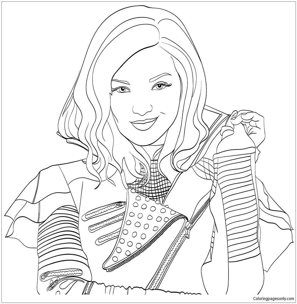 Descendants Coloring Pages