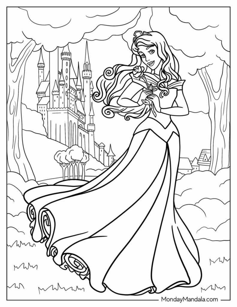 Disney Princess Coloring Pages Free To Print Infoupdate