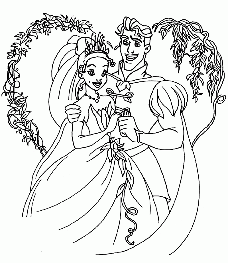 Disney Princess Tiana Coloring Pages Coloring Home