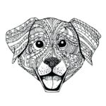 Dog Animal Mandala Coloring Page Free Printable Coloring Pages For Kids