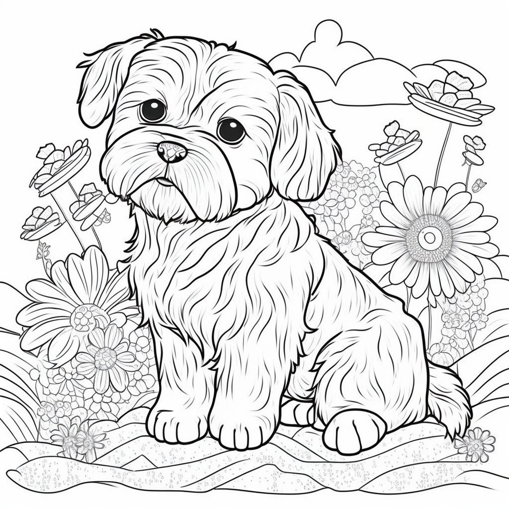 Dog Coloring Pages Print