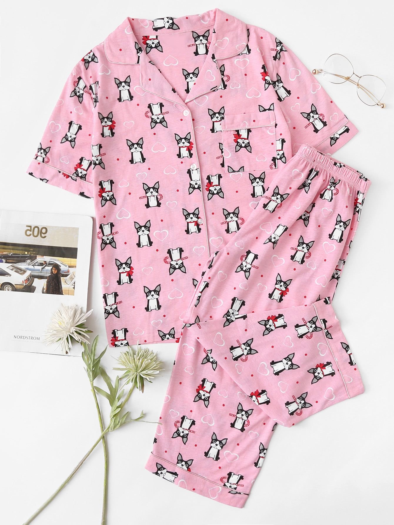 Dog Paw Print Pajamas Thaisaad