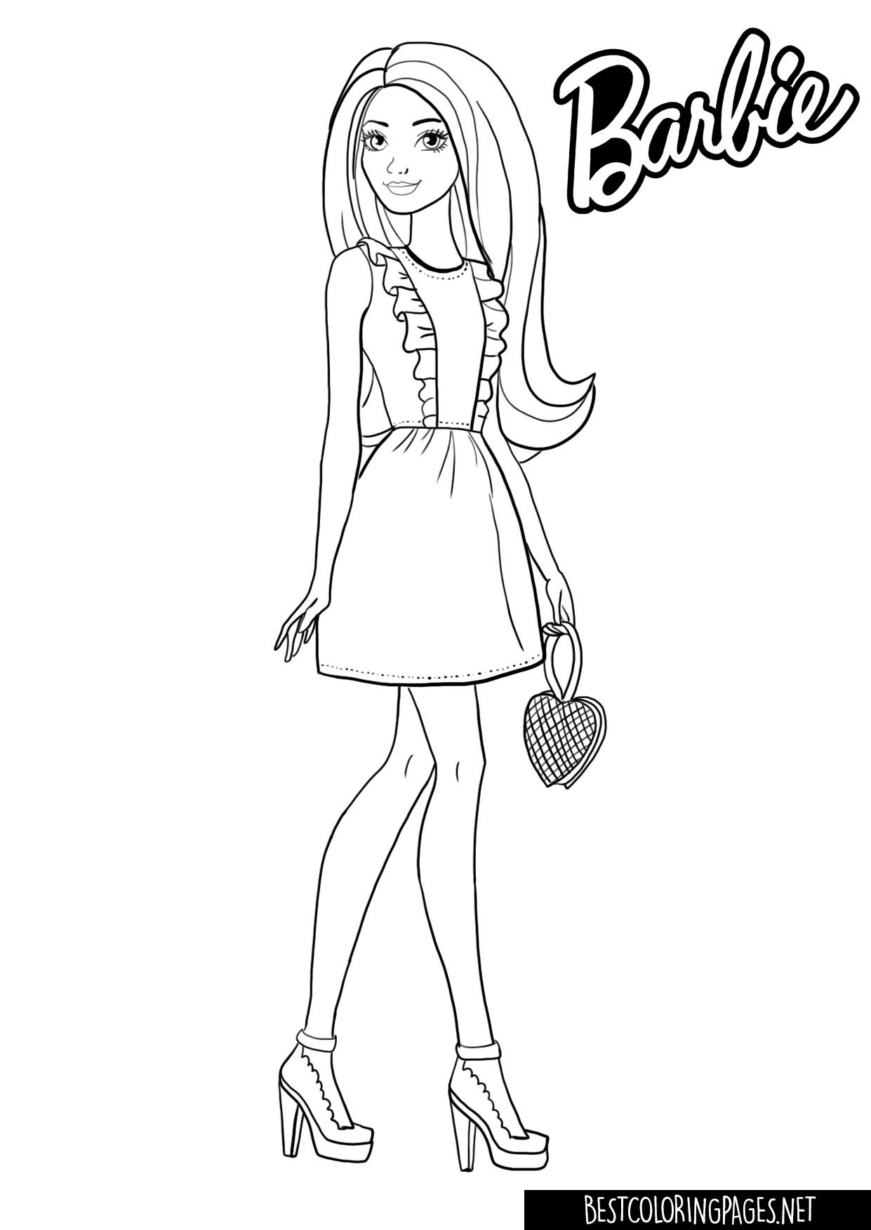 Doll Coloring Pages
