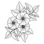 Download Flower Arrangement Line Art Collection Advanced Flower