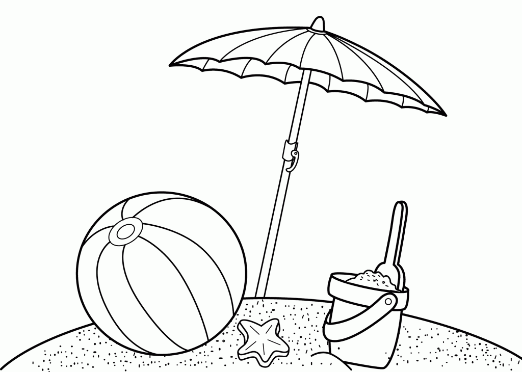 free printable summer coloring pages