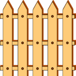 Download High Quality Fence Clipart Printable Transparent PNG Images