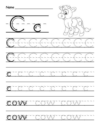 Download Letter C Worksheets Worksheet School
