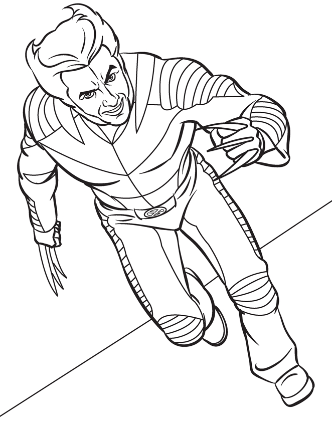 Download Super Hero Coloring Pages