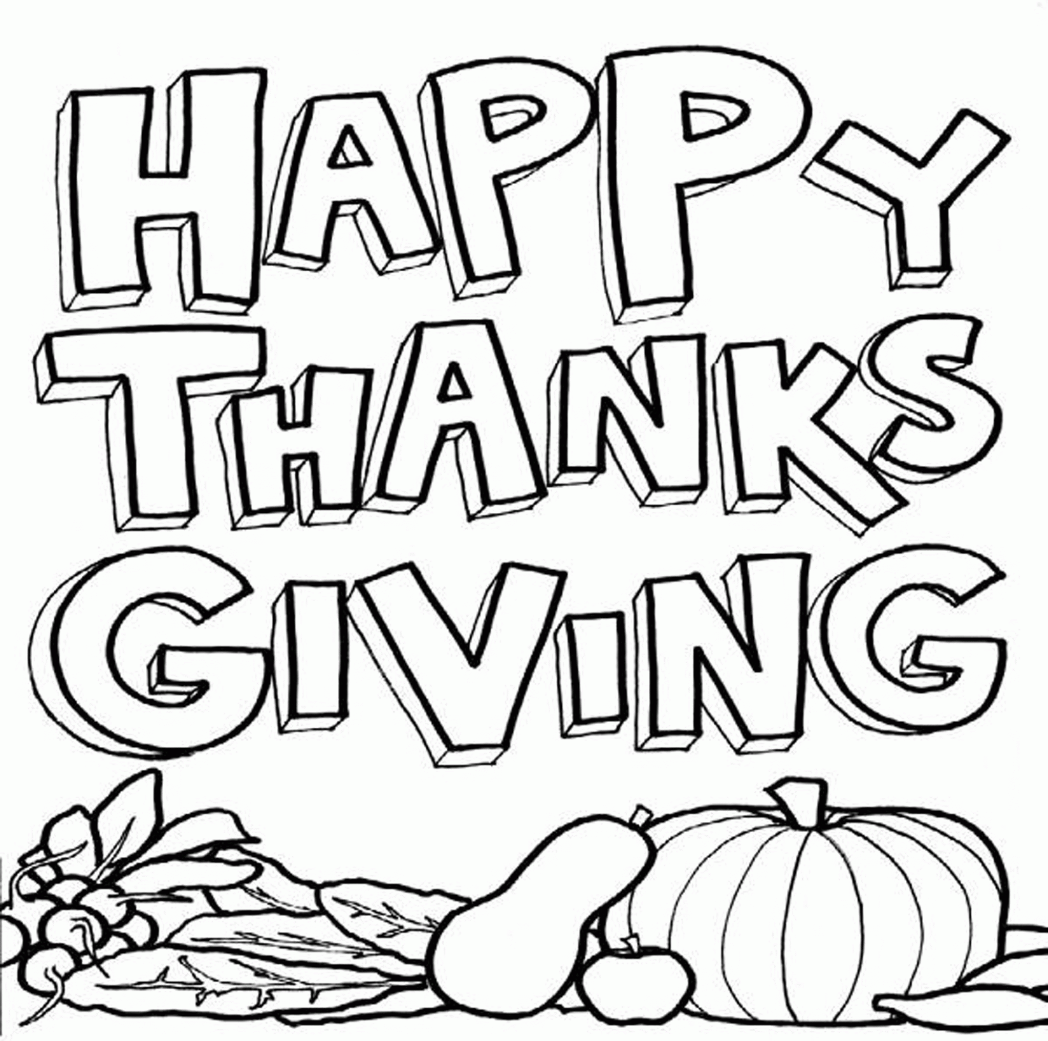 Thanksgiving Coloring Pages
