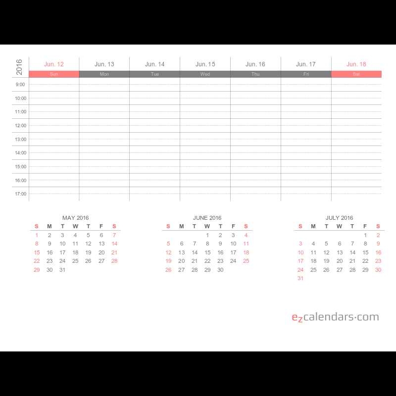 Download Your Editable 2 Week Calendar Template For Easy Planning