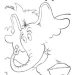 Dr Seuss Coloring Pages HORTON Free Printable Coloring Pages
