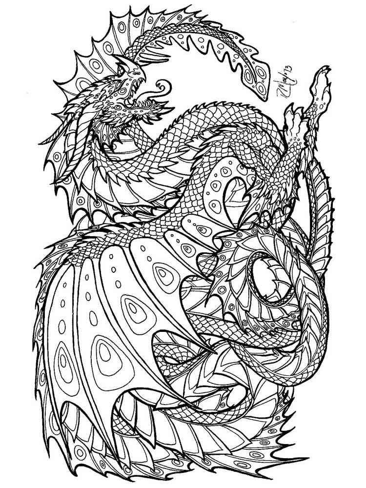 Dragon Coloring Pages