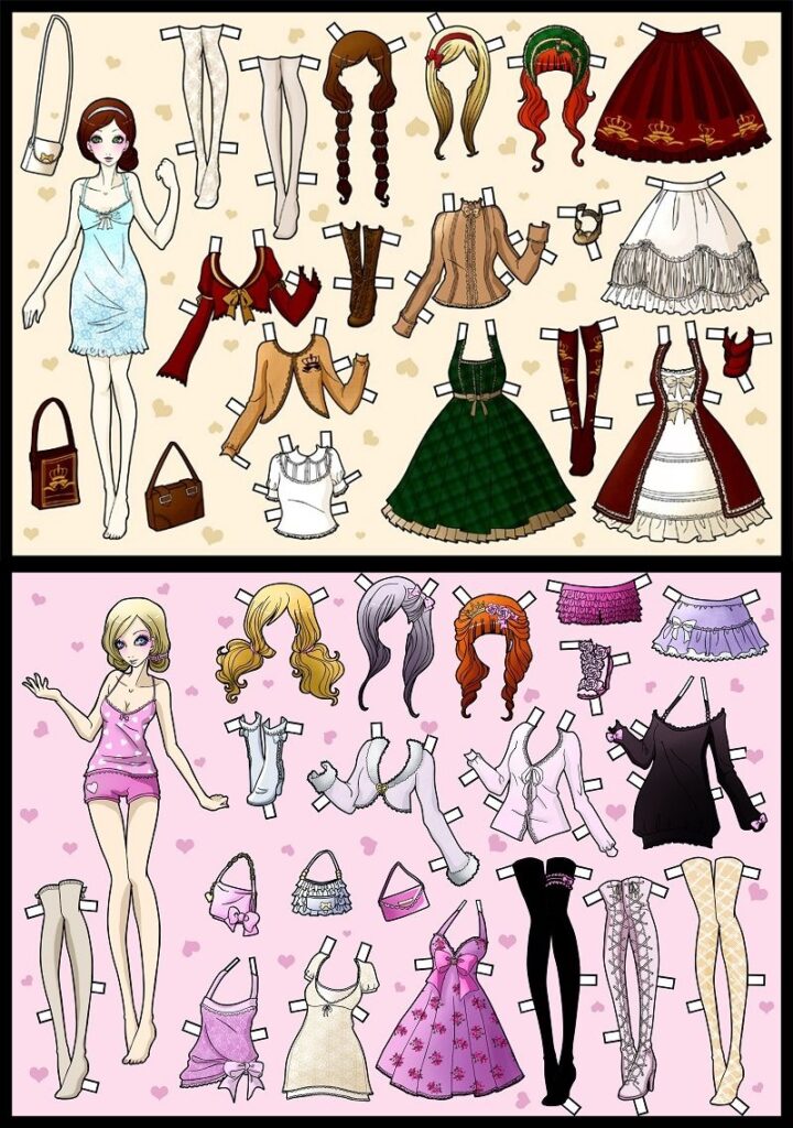 Dress Up Dolls Pt 2 By CooLtshuck On DeviantArt Barbie Paper Dolls