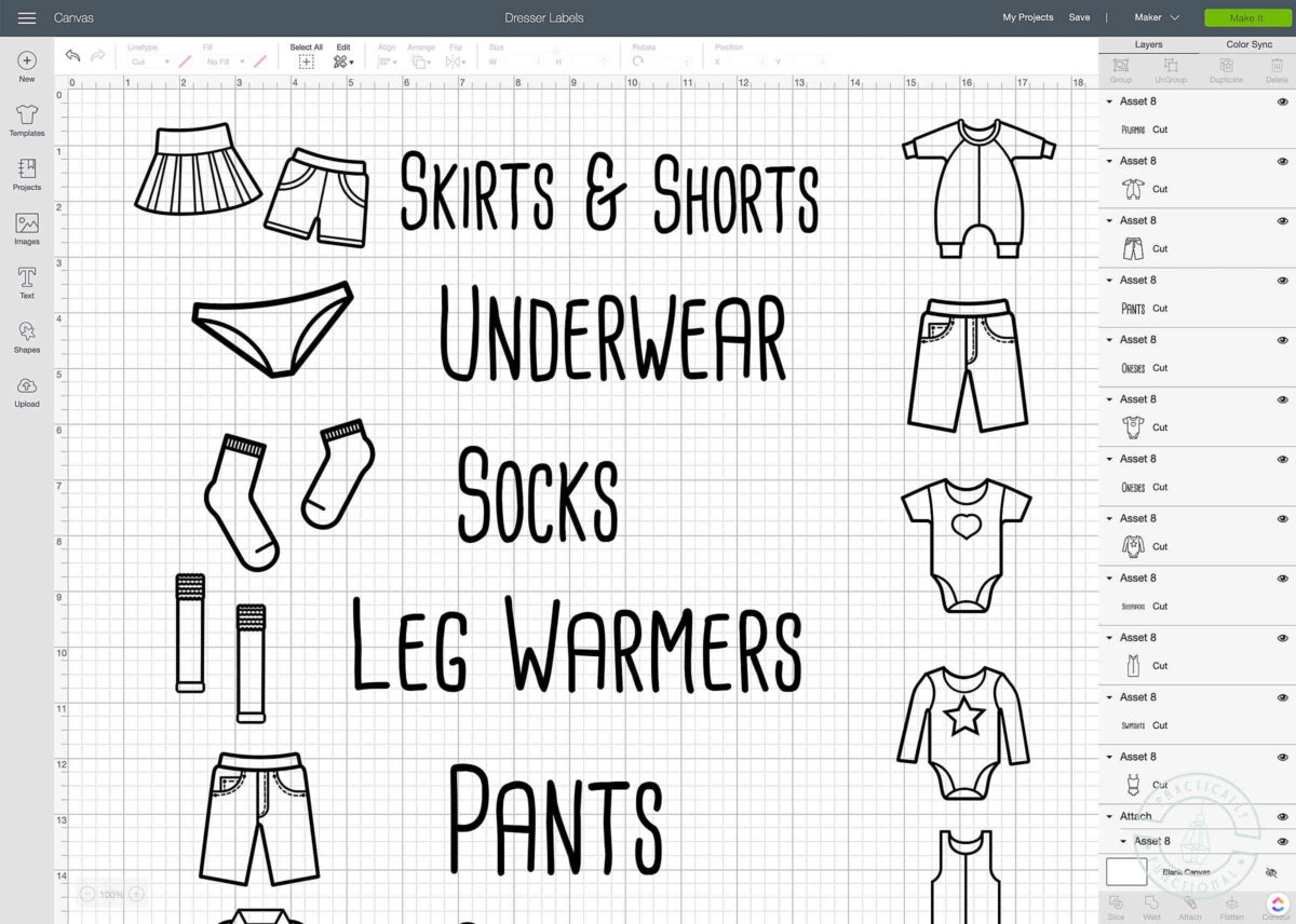 clothing printable stickers