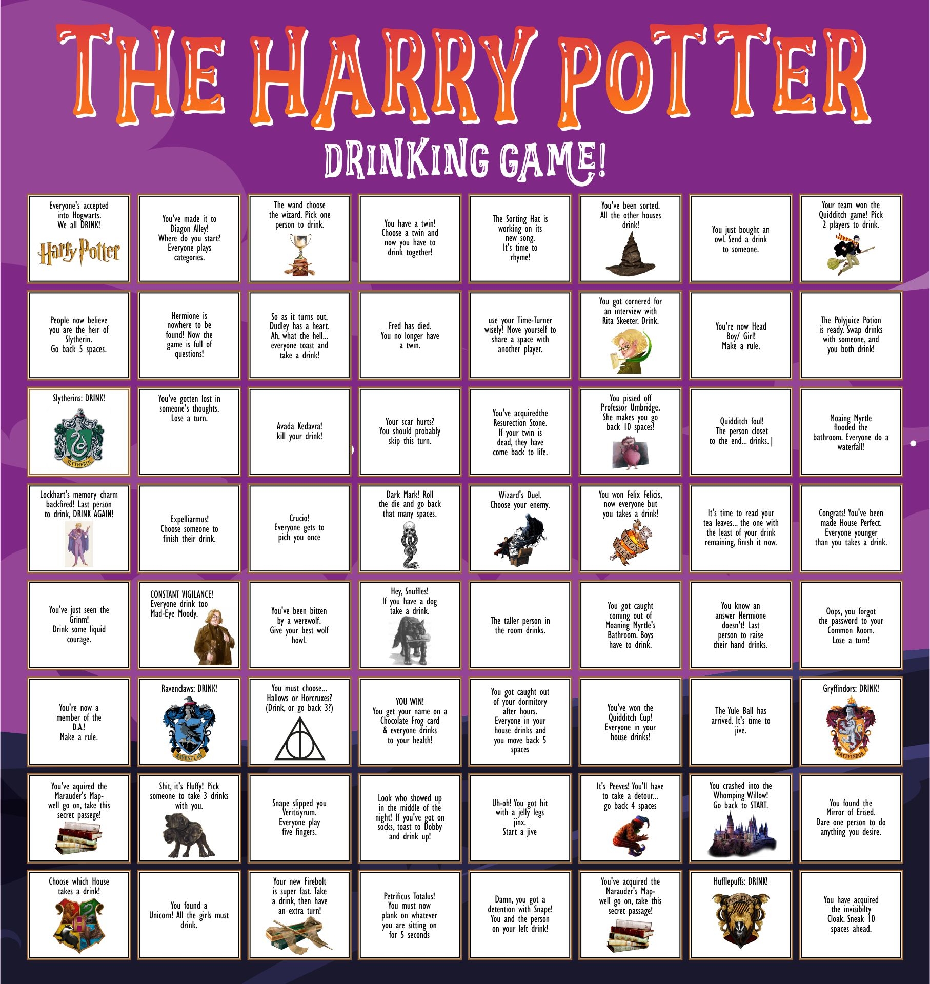 Drinking Board Games 7 Free PDF Printables Printablee
