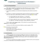 DTS Tutorial IDT Travel Worksheets Library