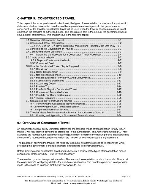 DTS Tutorial IDT Travel Worksheets Library