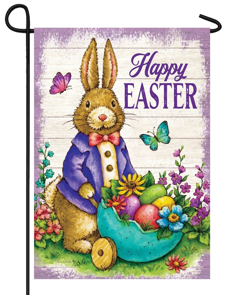 Easter Bunny Garden Flag I AmEricas Flags