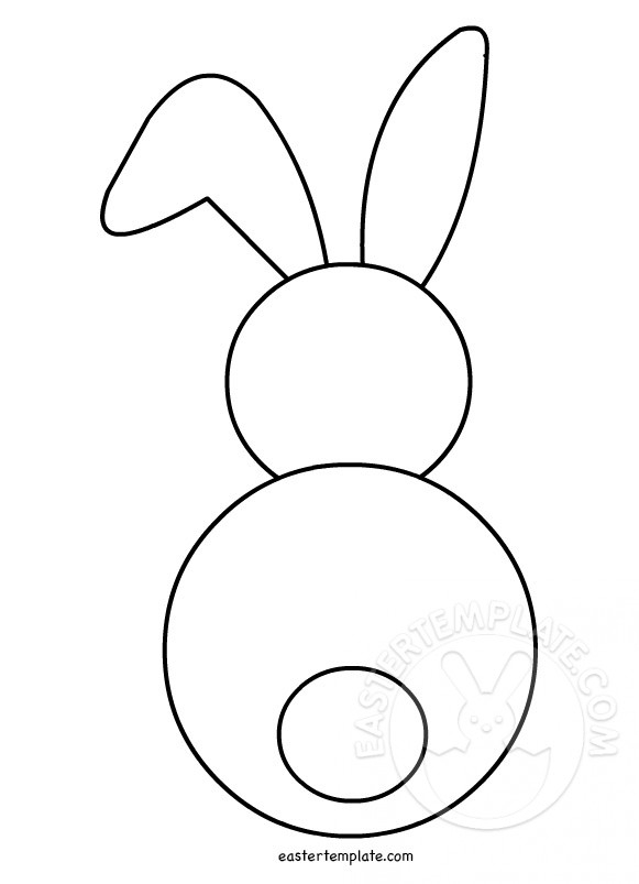 free printable easter bunny template