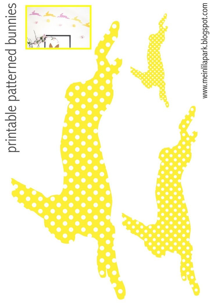 Easter Bunny Templates Printable Free Printable New Year Banners