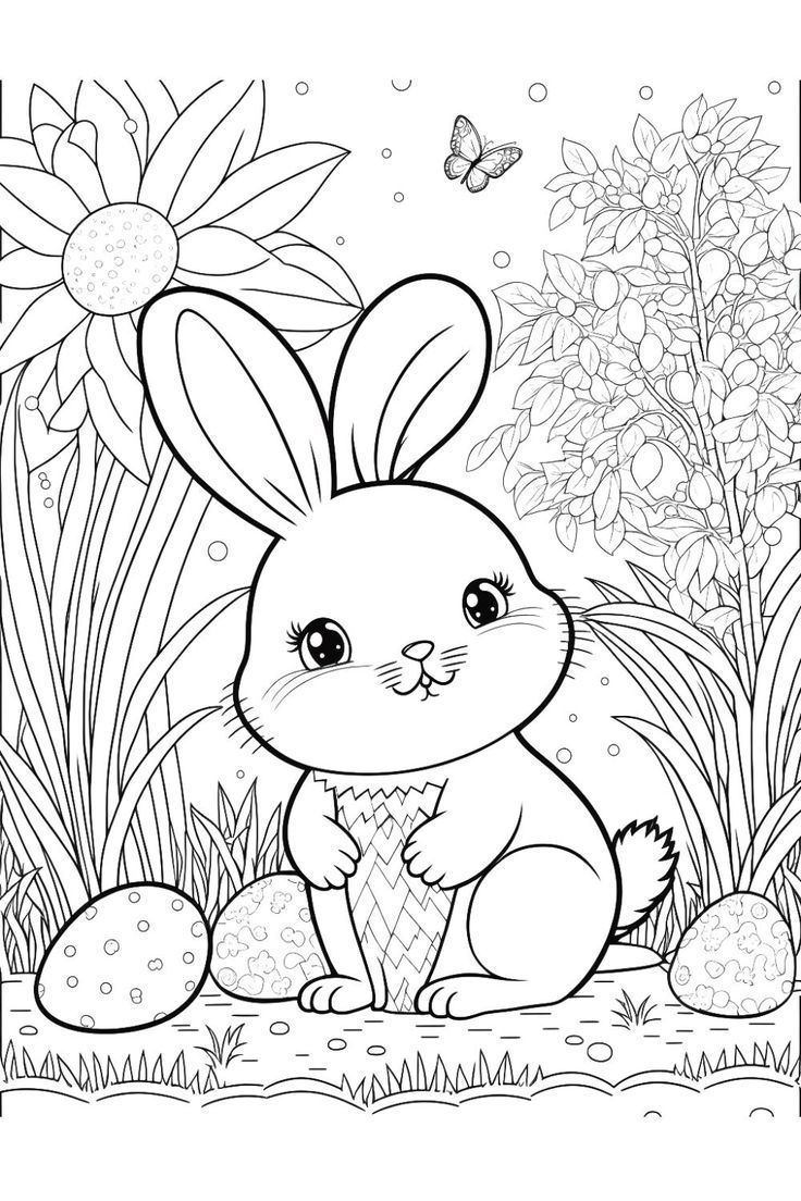 Easter Coloring Pages For Adults Easter Coloring Pages Printable Free