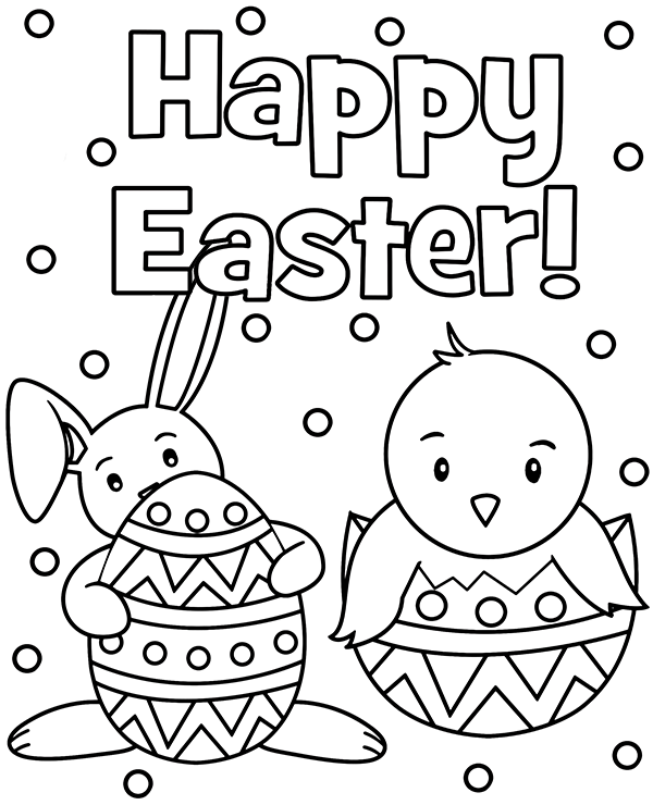 Easter Coloring Pages For Free