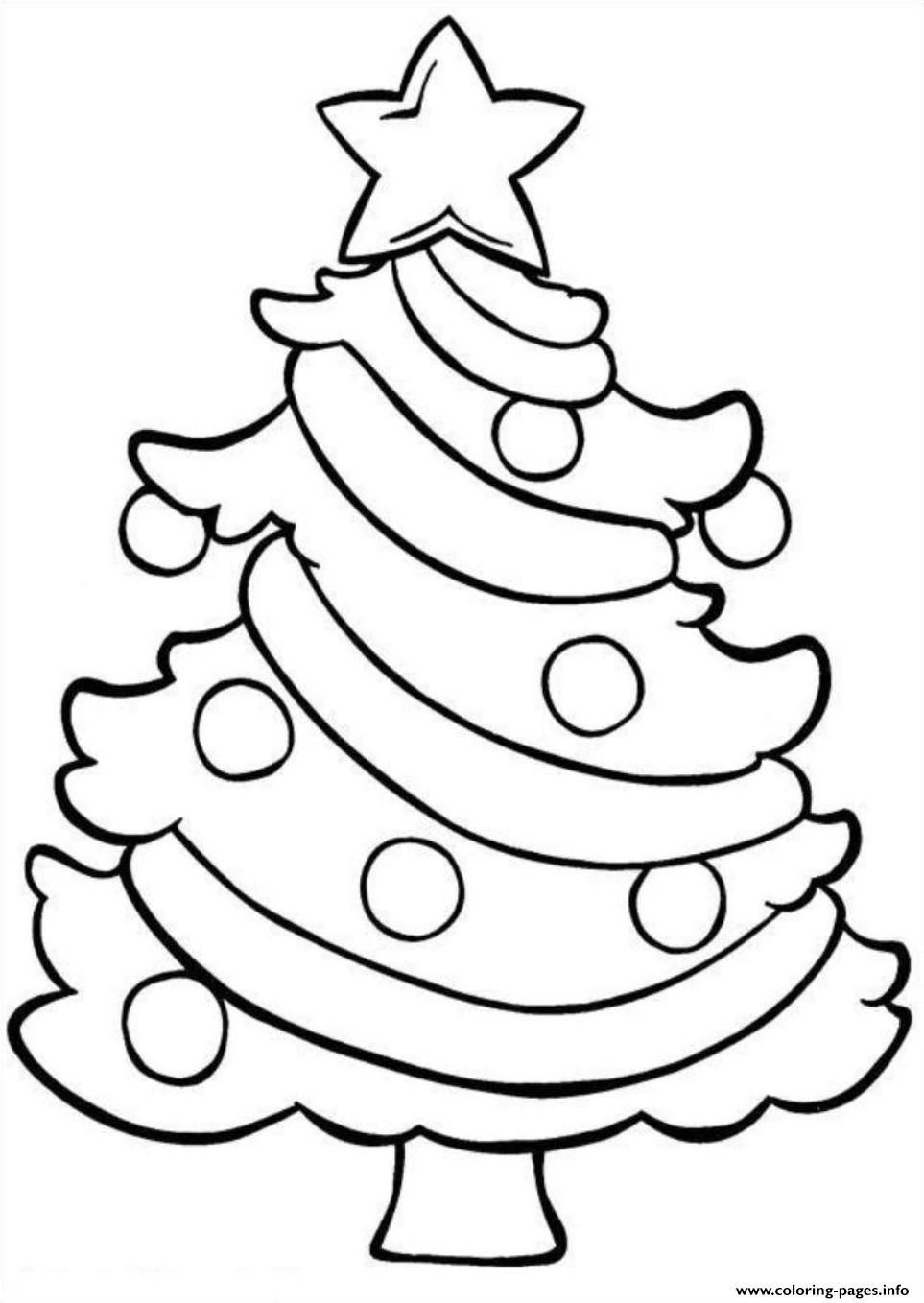 Easy Christmas Coloring Pages