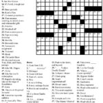 Easy Daily Crossword Puzzles Printable Printable Crossword Puzzles Online