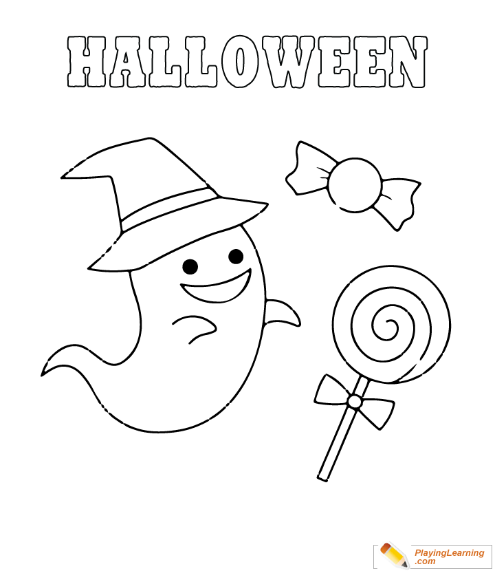 Easy Halloween Coloring Pages