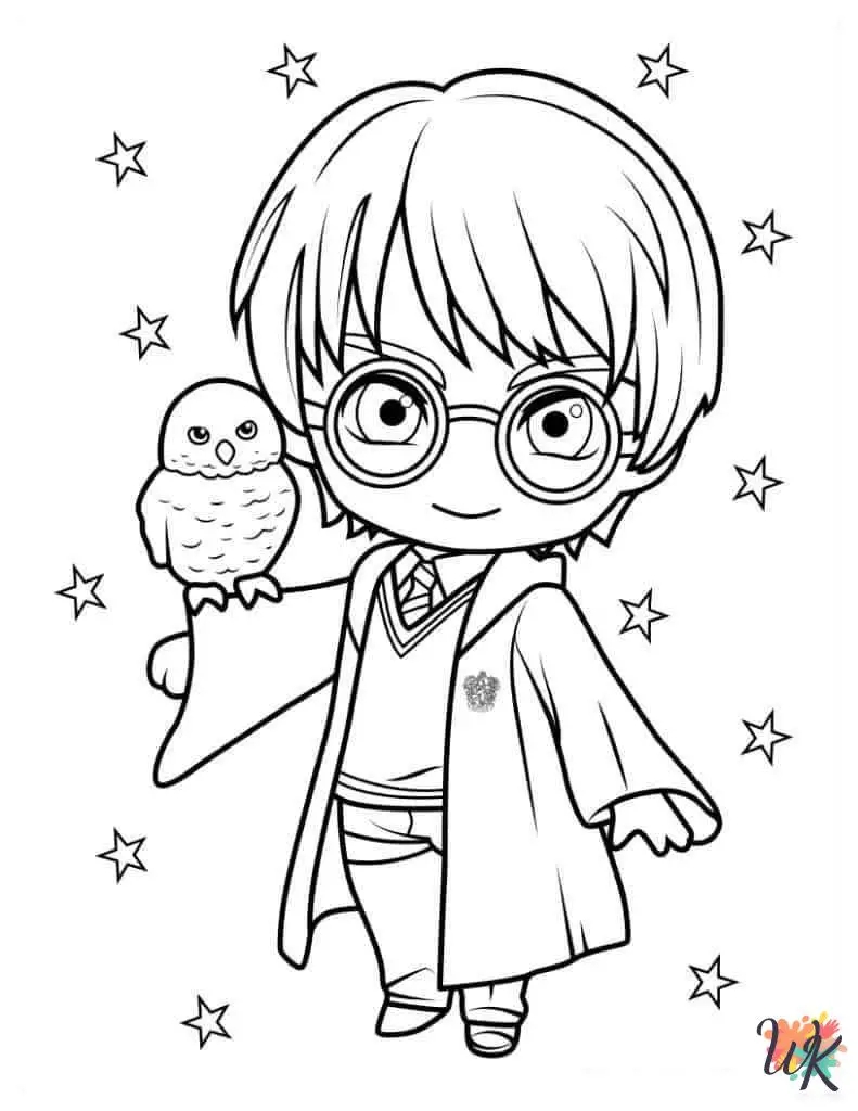 Easy Harry Potter Coloring Pages At Webzekeblog Blog