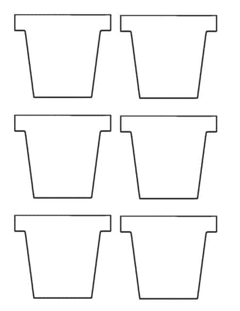 Easy Printable Flower Craft For Kids Free Template A Crafty Life