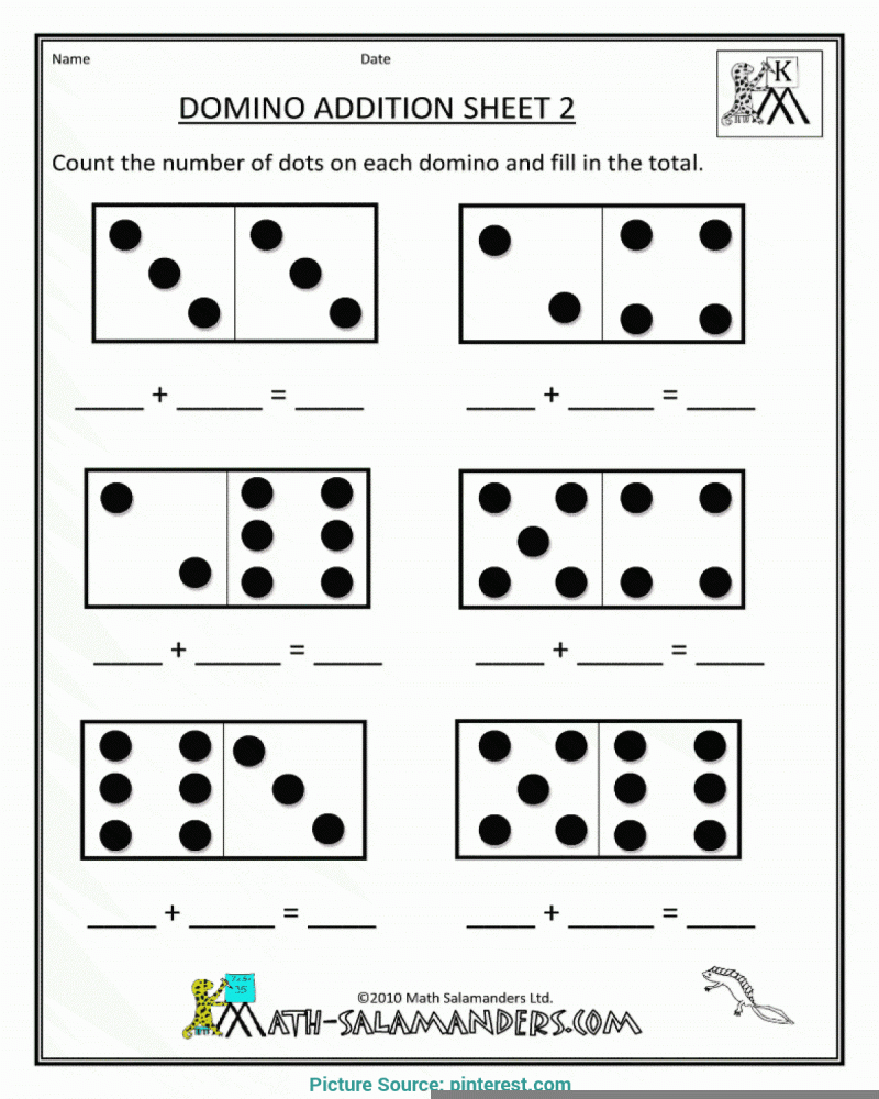 Easy Printable Math Worksheets For Kindergarten Math Worksheets Printable