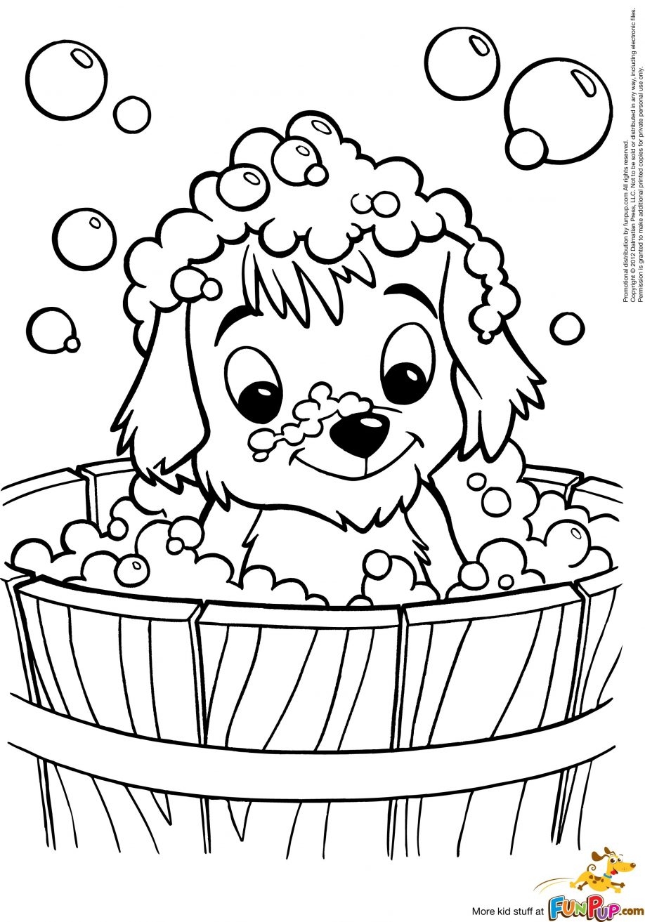 Easy Puppy Coloring Pages At GetColorings Free Printable 