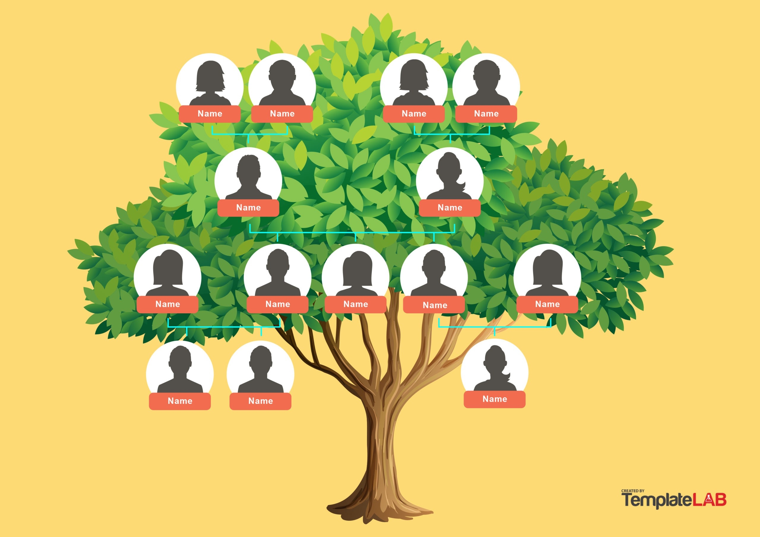 Editable Blank Family Tree Template Polftele