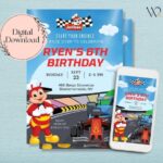 Editable Jollibee Jolli Race Birthday Invitation Personalized Jollibee