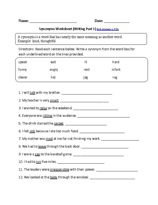printable ela games