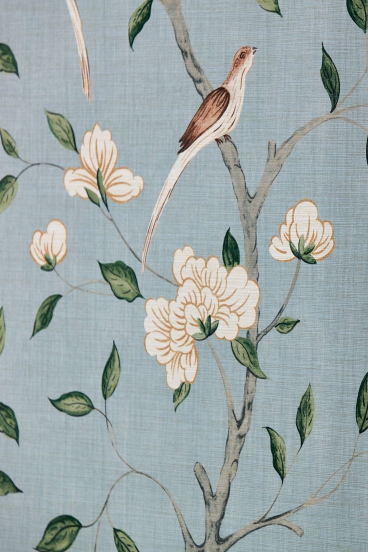 garden print wallpaper