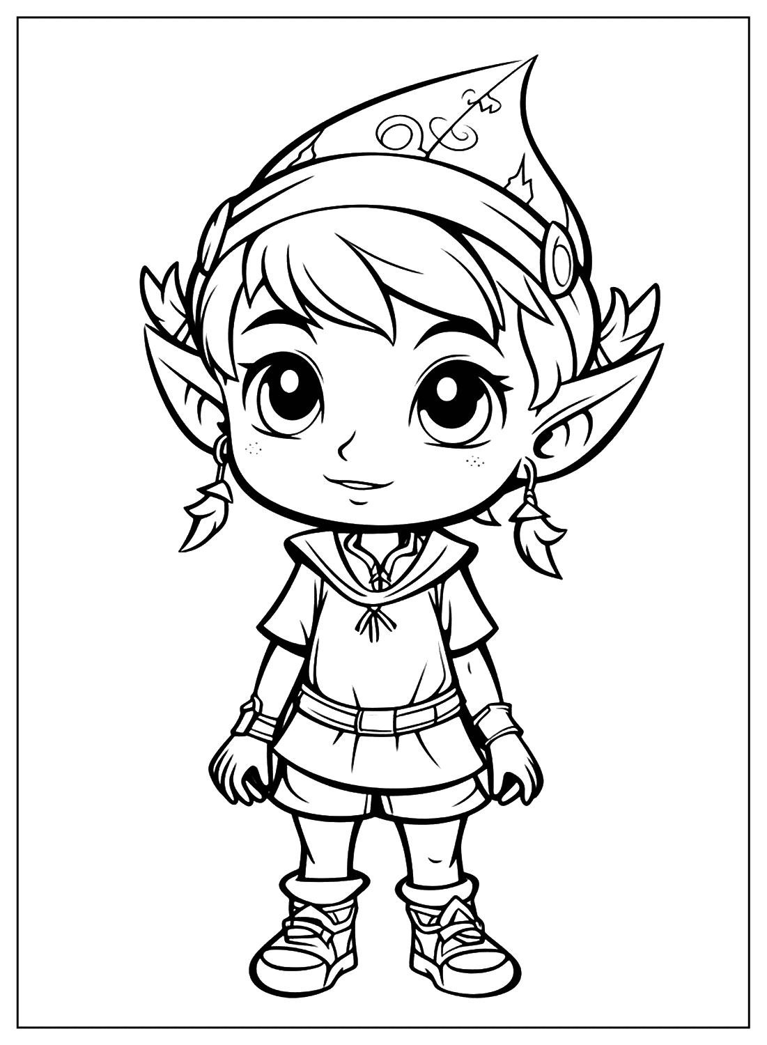 Elf Coloring Pages