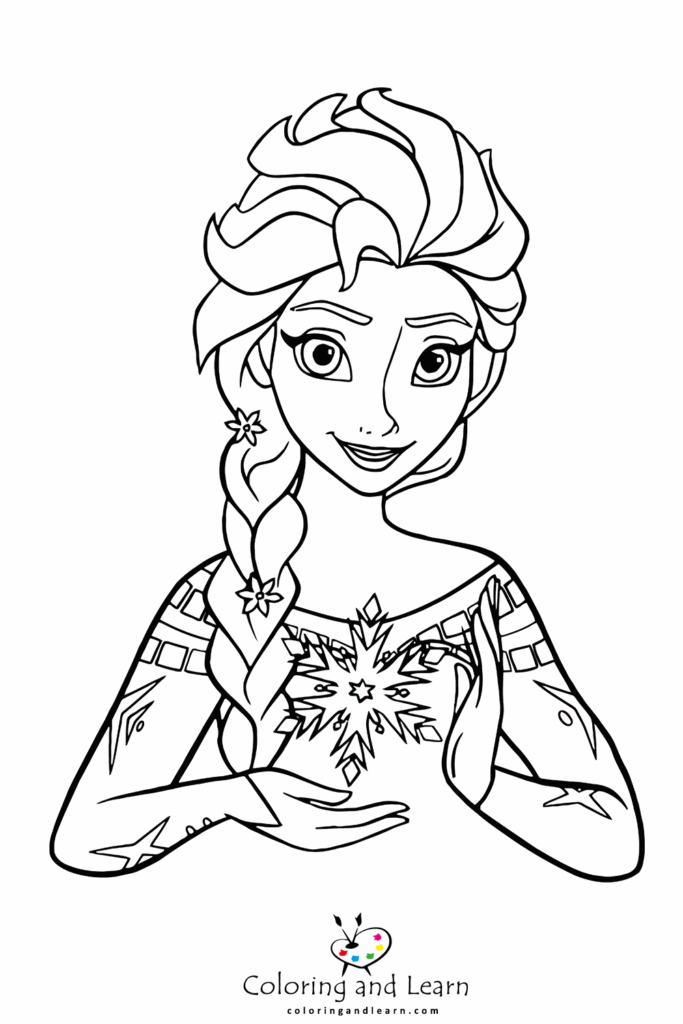 Elsa Coloring Pages 2023 Coloring And Learn