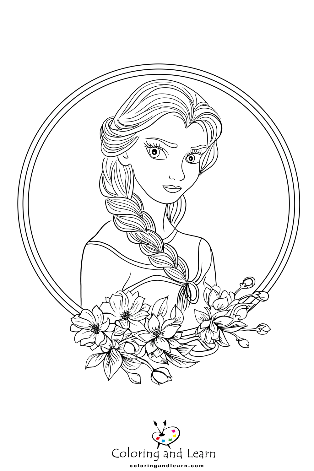 Elsa Coloring Pages 2023 Coloring And Learn