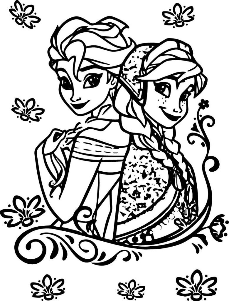 Elsa Coloring Pages Coloring Home