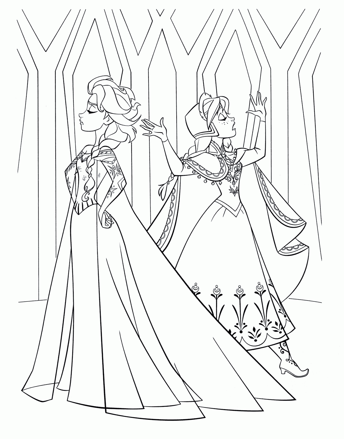 Elsa Coloring Pages To Download And Print For Free