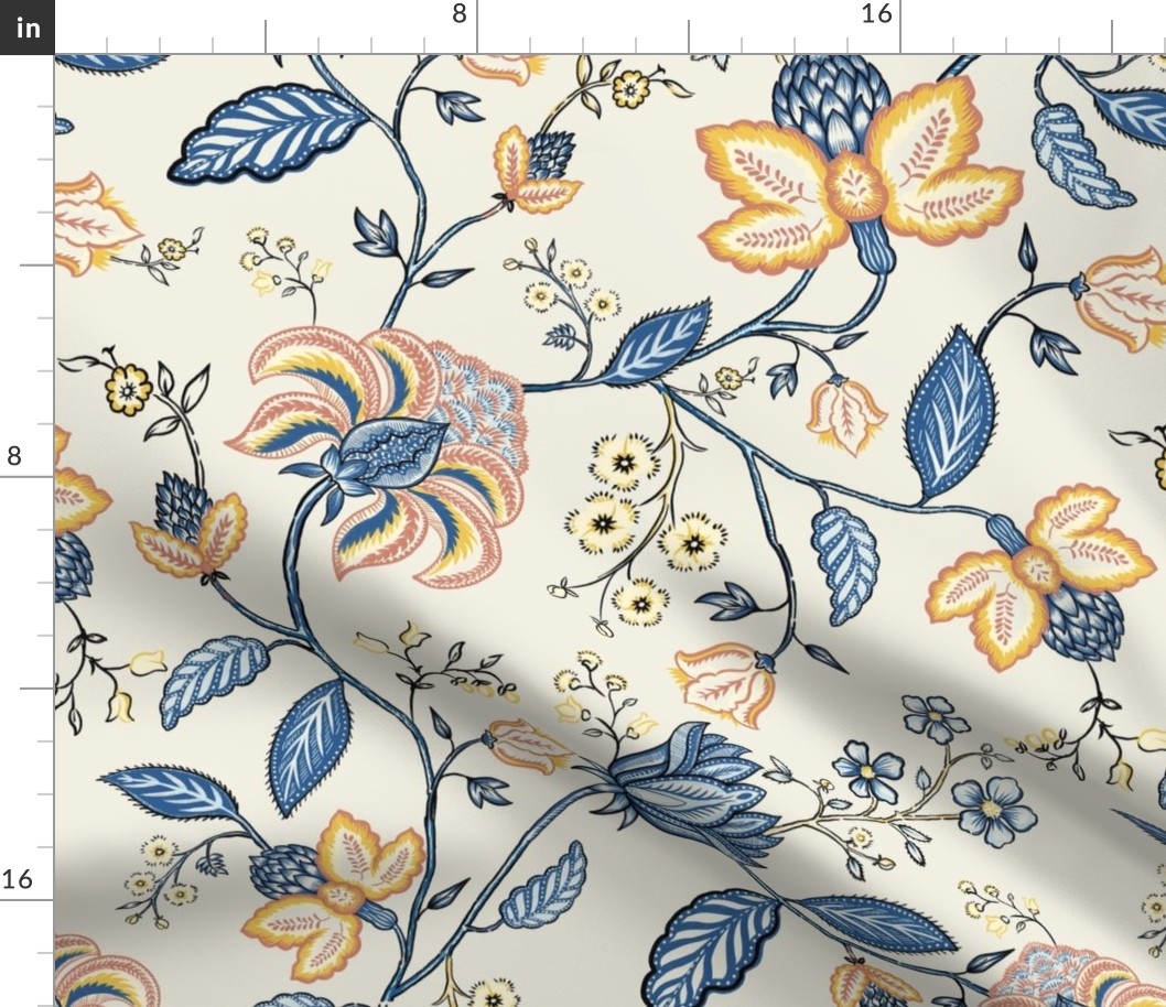 garden block print