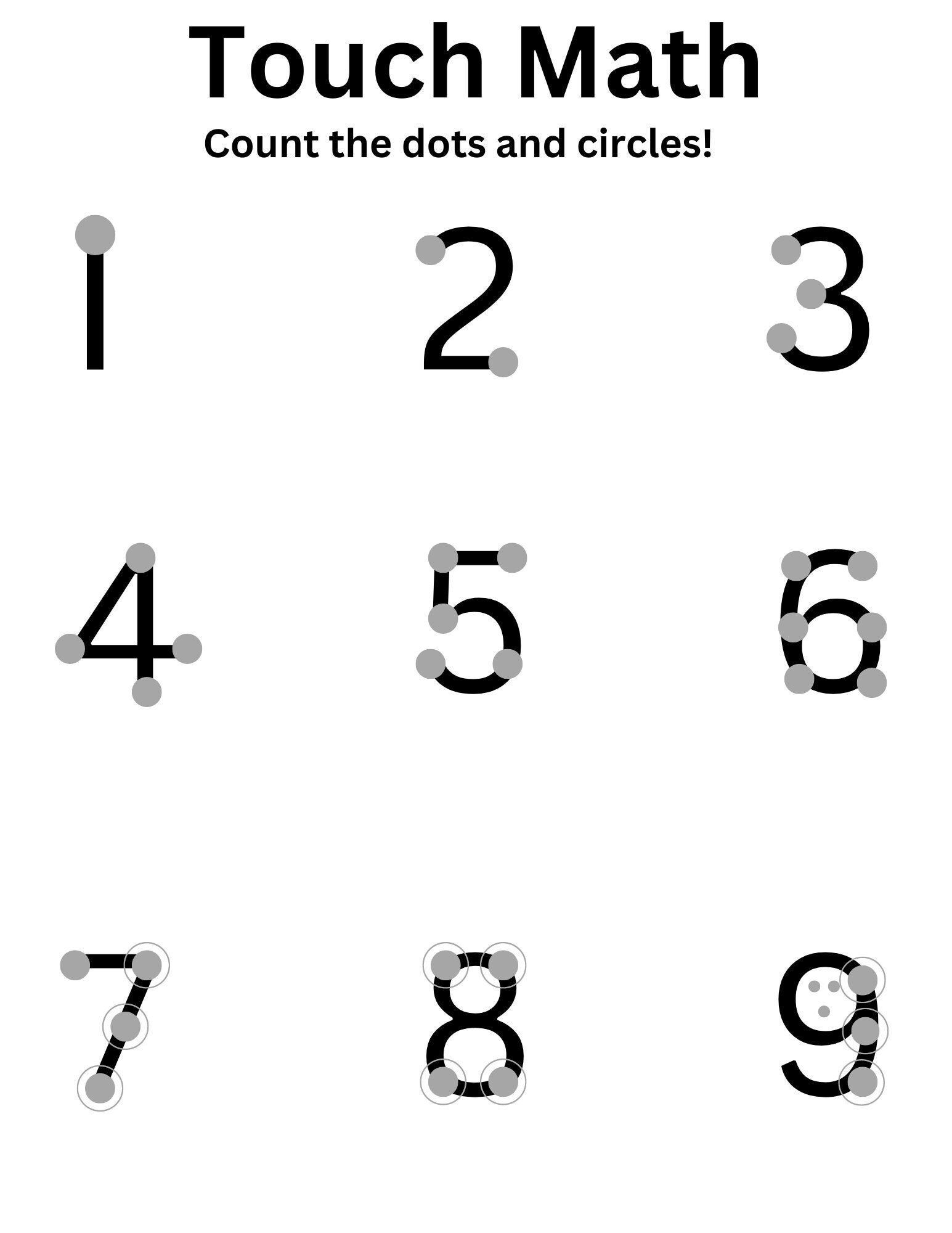 Engaging Touch Math Worksheets For Effective Learning WorkSheets Library