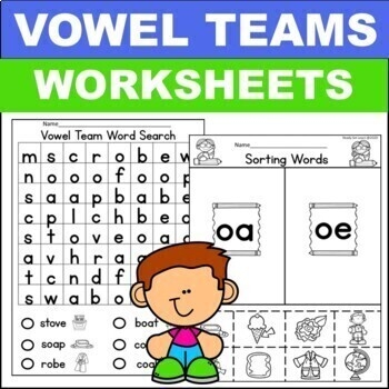 vowel teams worksheets