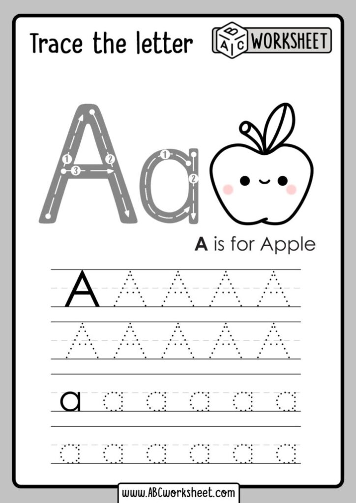 English Alphabet Tracing Worksheets Alphabet Tracing Worksheets